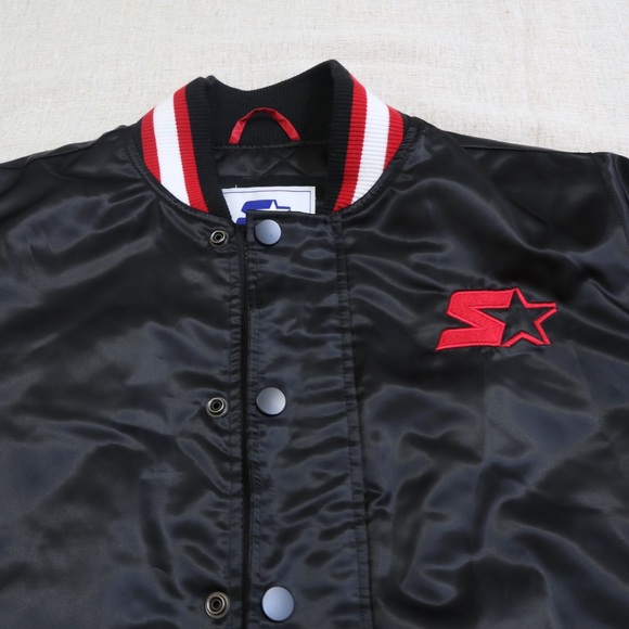STARTER Black Bomber Logo Jacket NWT - Picture 7 of 16